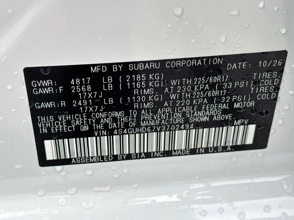 New 2027 White Subaru Premium image 40
