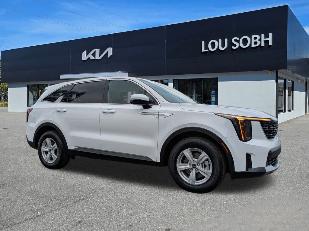 New 2026 Glacial White Pearl Kia LX image 1