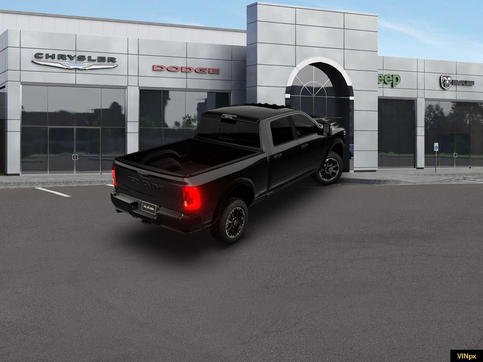 New 2026 Diamond Black Crystal Pearlcoat RAM Rebel image 7