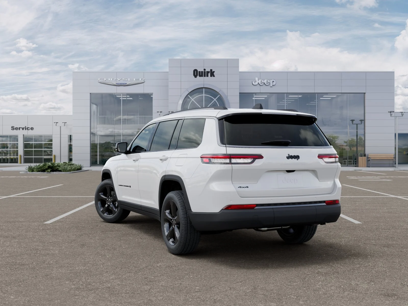 New 2027 Bright White Clear-Coat Paint Jeep Limited image 3