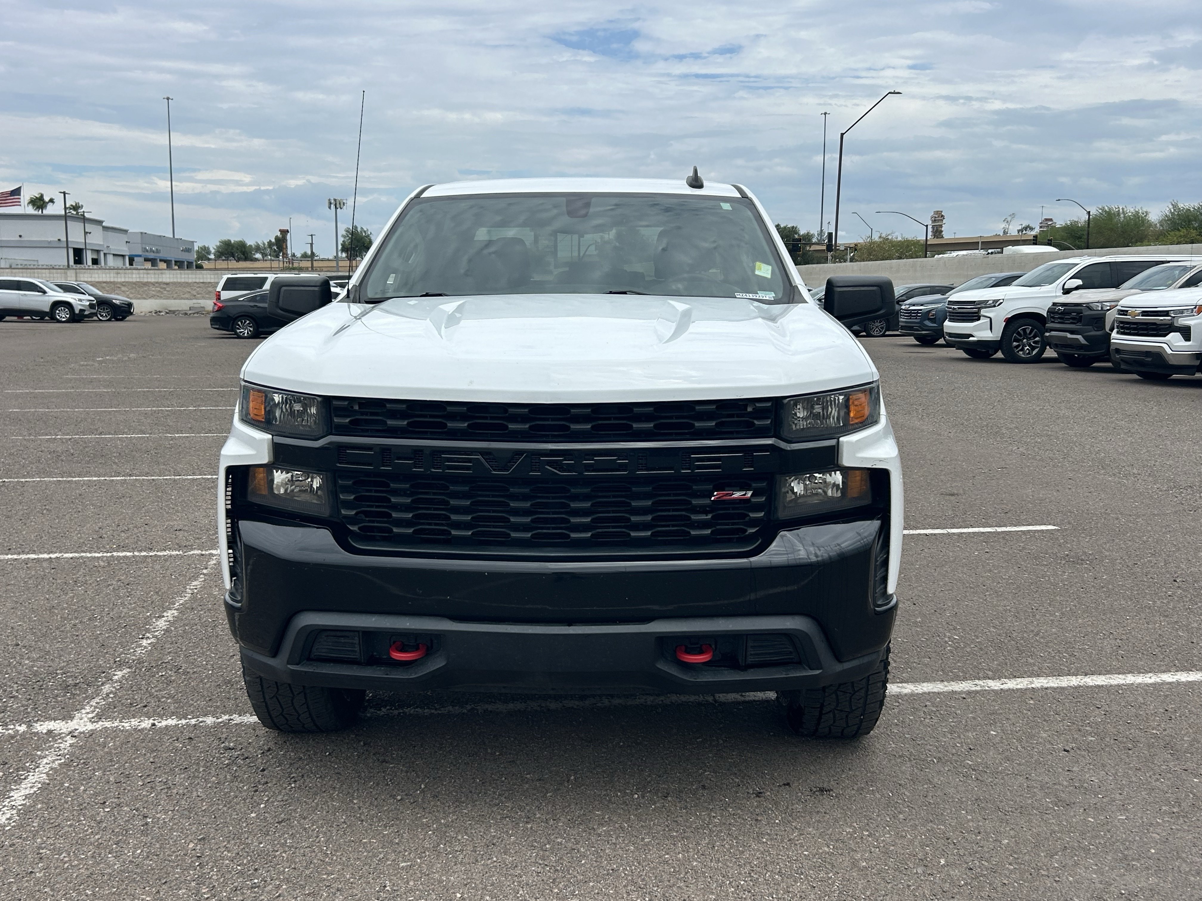 Certified Used 2021 SUMMIT WHITE Chevrolet Custom Trail Boss image 8