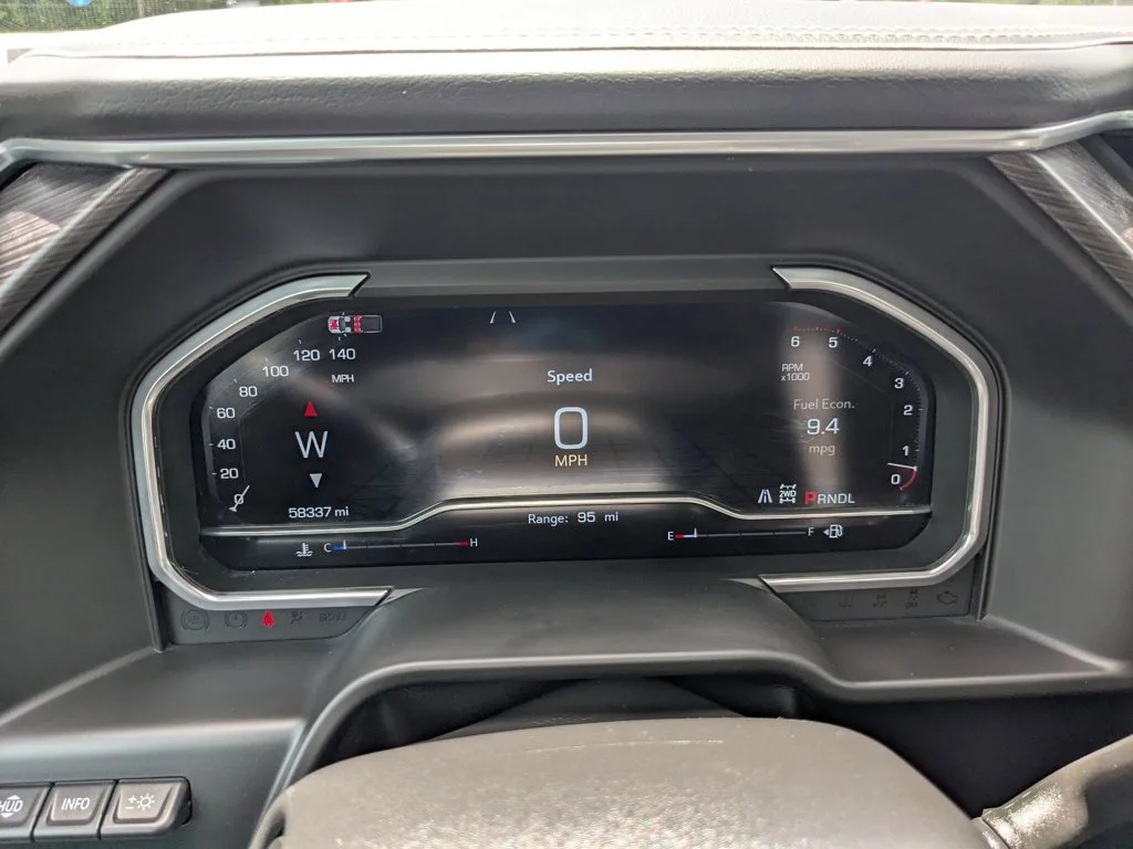 Used 2024 White Frost Tricoat GMC Denali Ultimate image 16