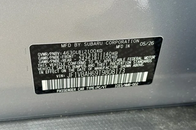 New 2026 ICE SILVER METALLIC Subaru Premium image 23