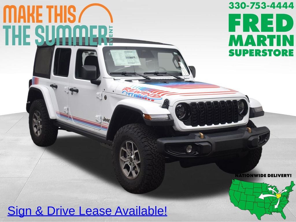 New 2026 Bright White Clearcoat Jeep  image 1
