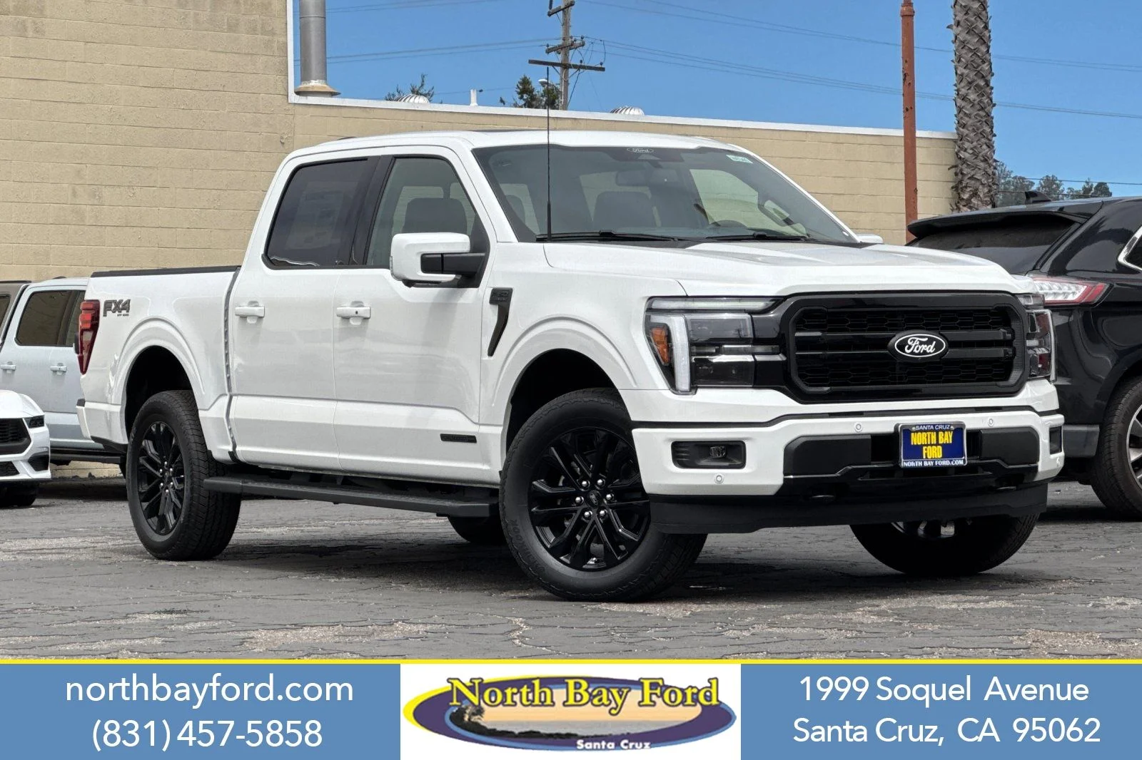 New 2026 Star White Metallic Tri-Coat Ford Lariat® image 1