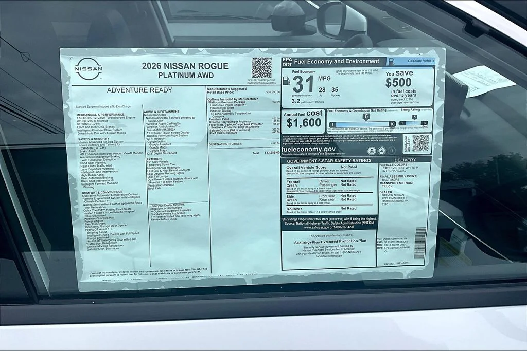 2026 Nissan Rogue Platinum - Photo 35