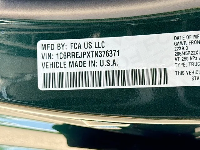 New 2026 Serrano-Green Metallic Exterior Paint RAM Laramie image 22