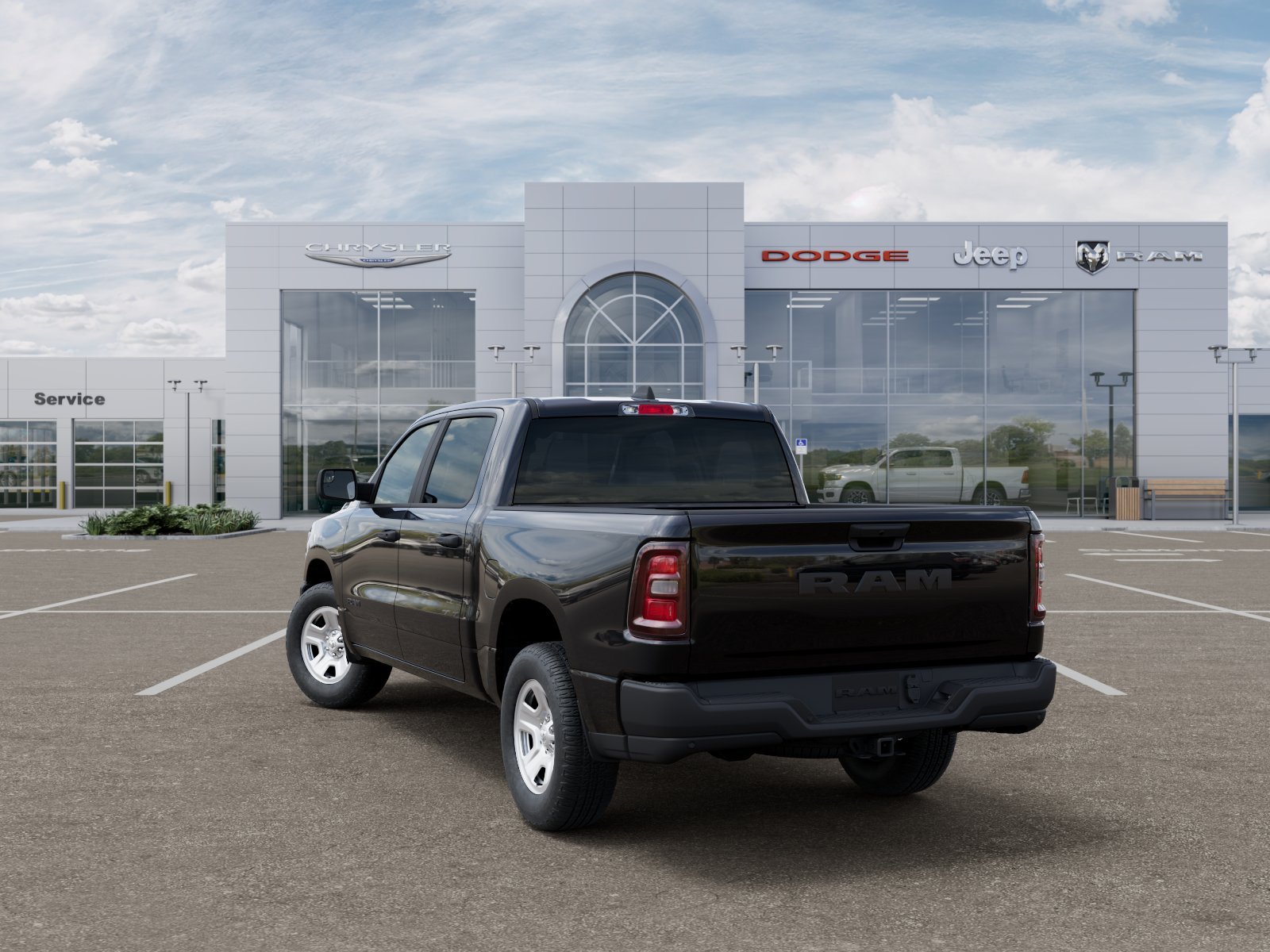 New 2026 Diamond Black Crystal Pearlcoat RAM Tradesman image 28