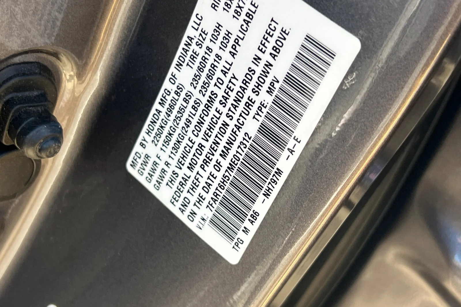 Certified Used 2021 Modern Steel Metallic Honda EX image 34