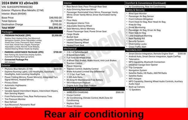 Used 2024 Blue Metallic BMW xDrive30i image 23