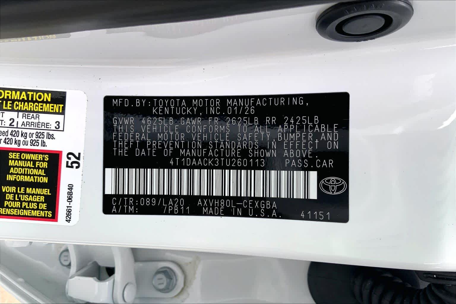 2026 Toyota Camry XLE - Photo 33