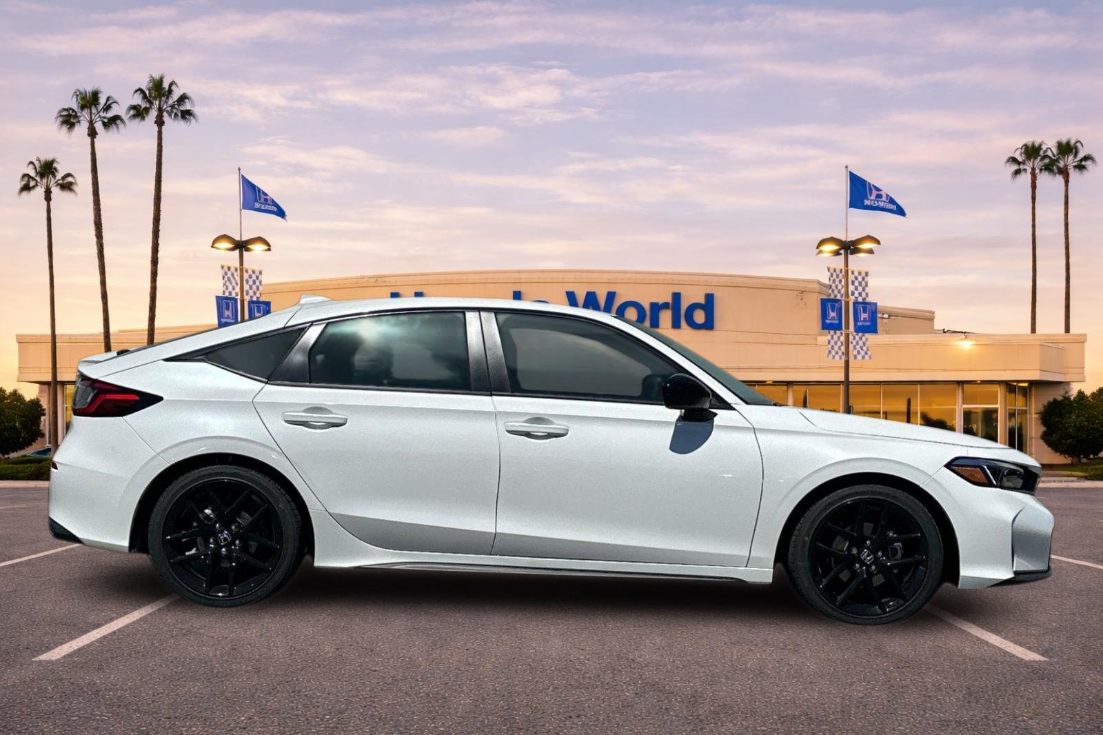 New 2026 Platinum White Pearl Honda Sport image 3