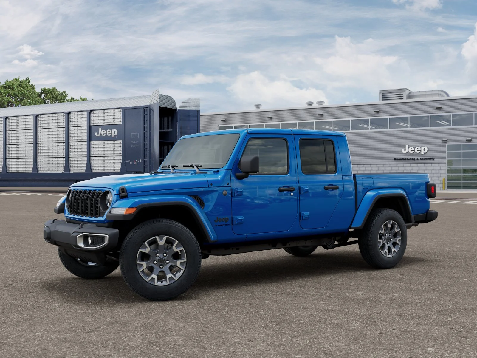 New 2026 Hydro Blue Pearl-Coat Exterior Paint Jeep Sahara image 12