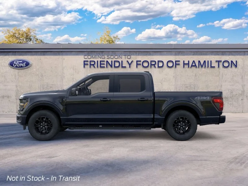 New 2026 Agate Black Metallic Ford XLT image 3