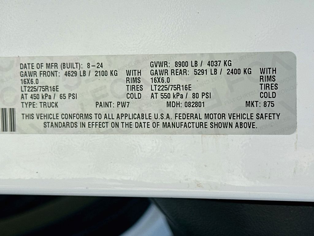 Used 2025 White Ram High Roof image 29