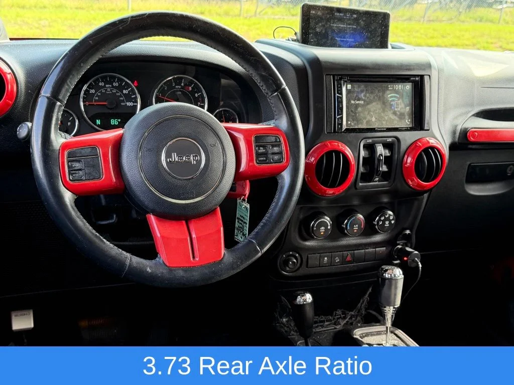Used 2014 Red Jeep Unlimited Sport image 21