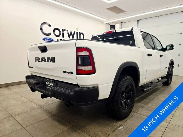 Used 2021 Bright White Clearcoat Ram Rebel image 6