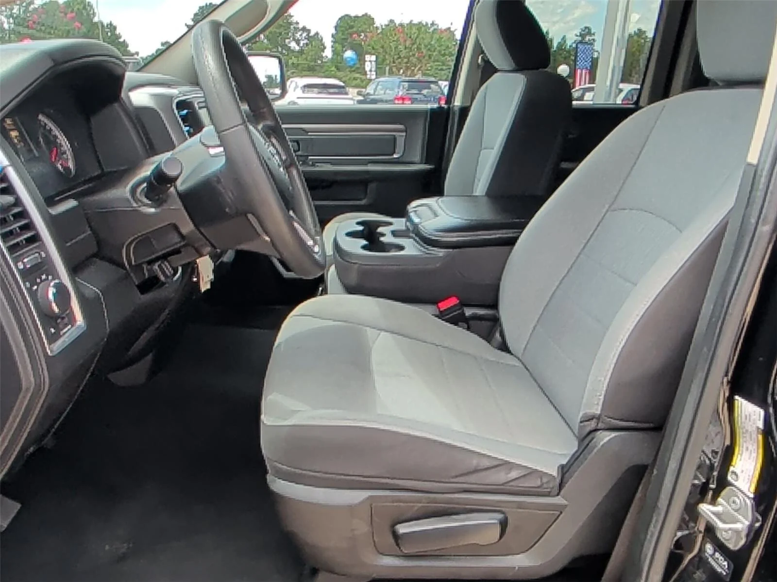 Used 2024 Diamond Black Crystal Pearlcoat Ram SLT image 11
