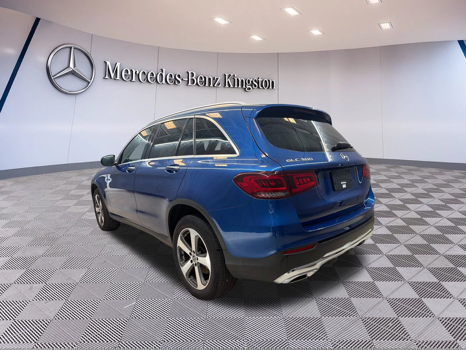 Certified Used 2022 Blue Mercedes-Benz GLC 300 image 10