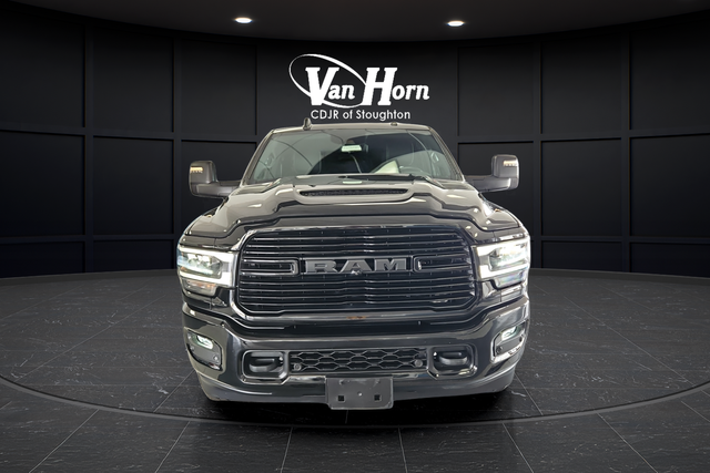 Used 2024 Diamond Black Crystal Pearlcoat Ram Laramie image 2