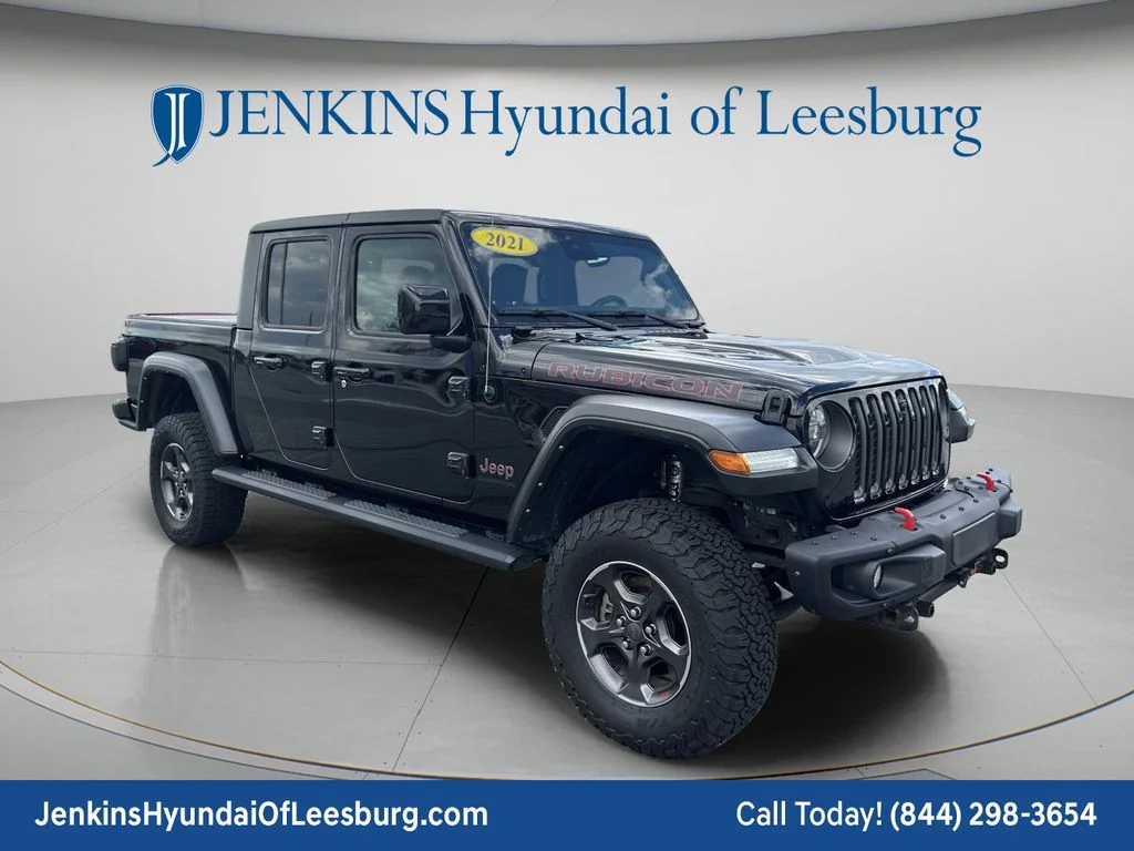 Used 2021 Black Jeep Rubicon image 1