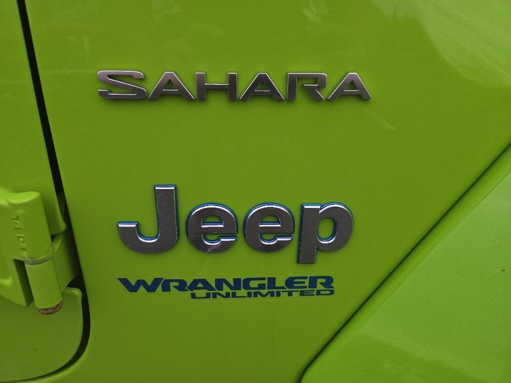 Used 2021 Green Jeep Unlimited Sahara High Altitude 4xe image 10