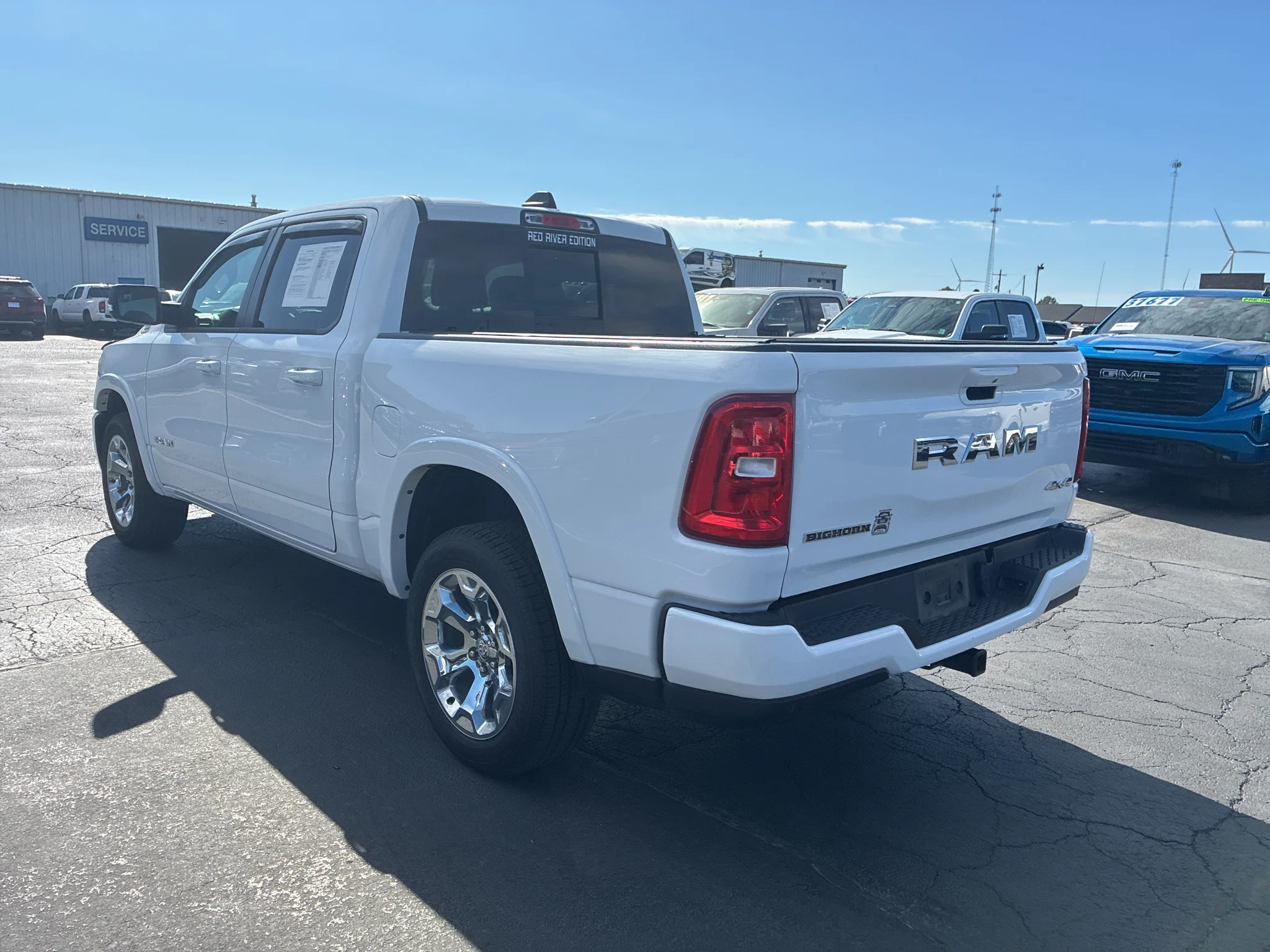Used 2025 Bright White Clearcoat Ram Big Horn image 7