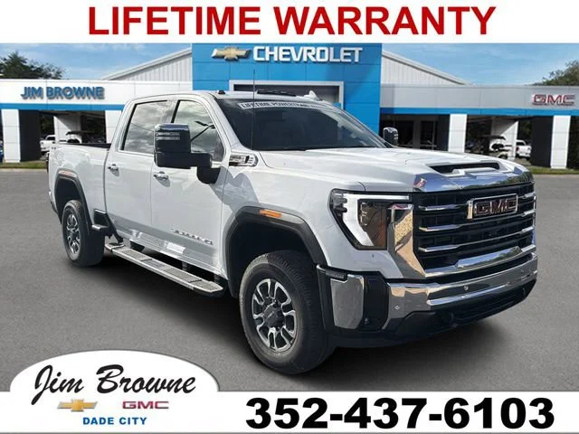 New 2026 Summit White GMC SLT image 1