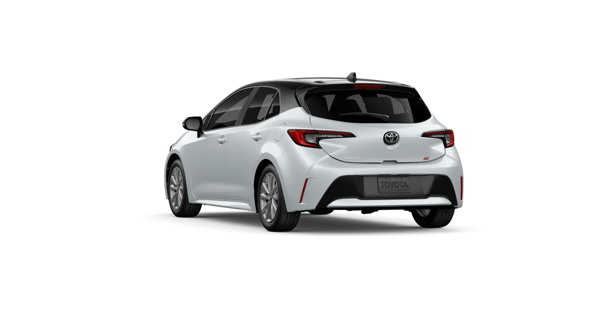 New 2027 Wind Chill Pearl with Black roof Toyota SE image 25