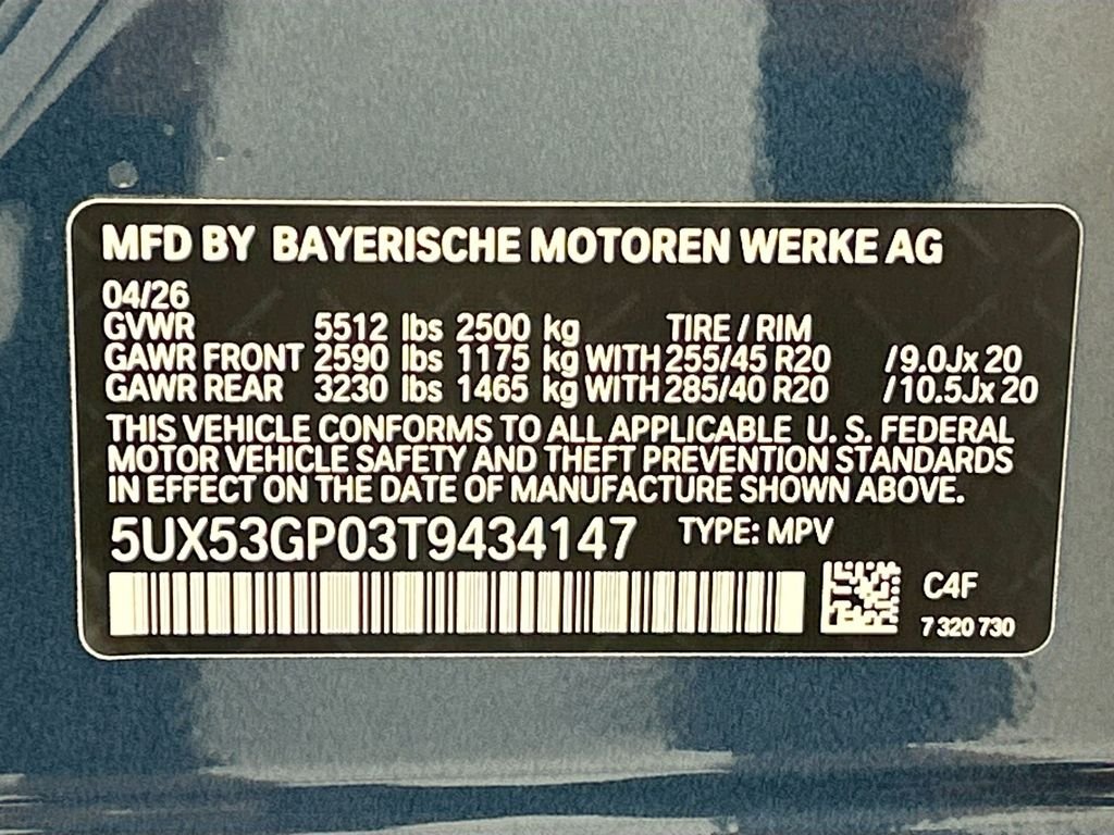 New 2026 Blue Metallic BMW 30 xDrive image 34