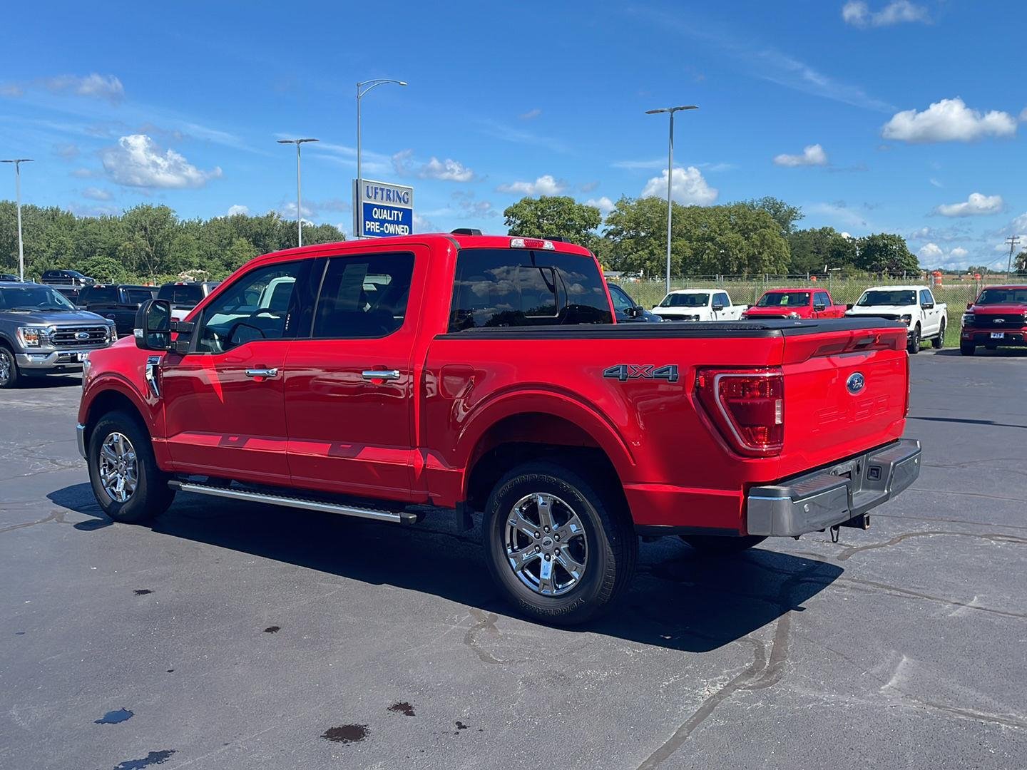 Used 2022 Race Red Ford XLT image 3