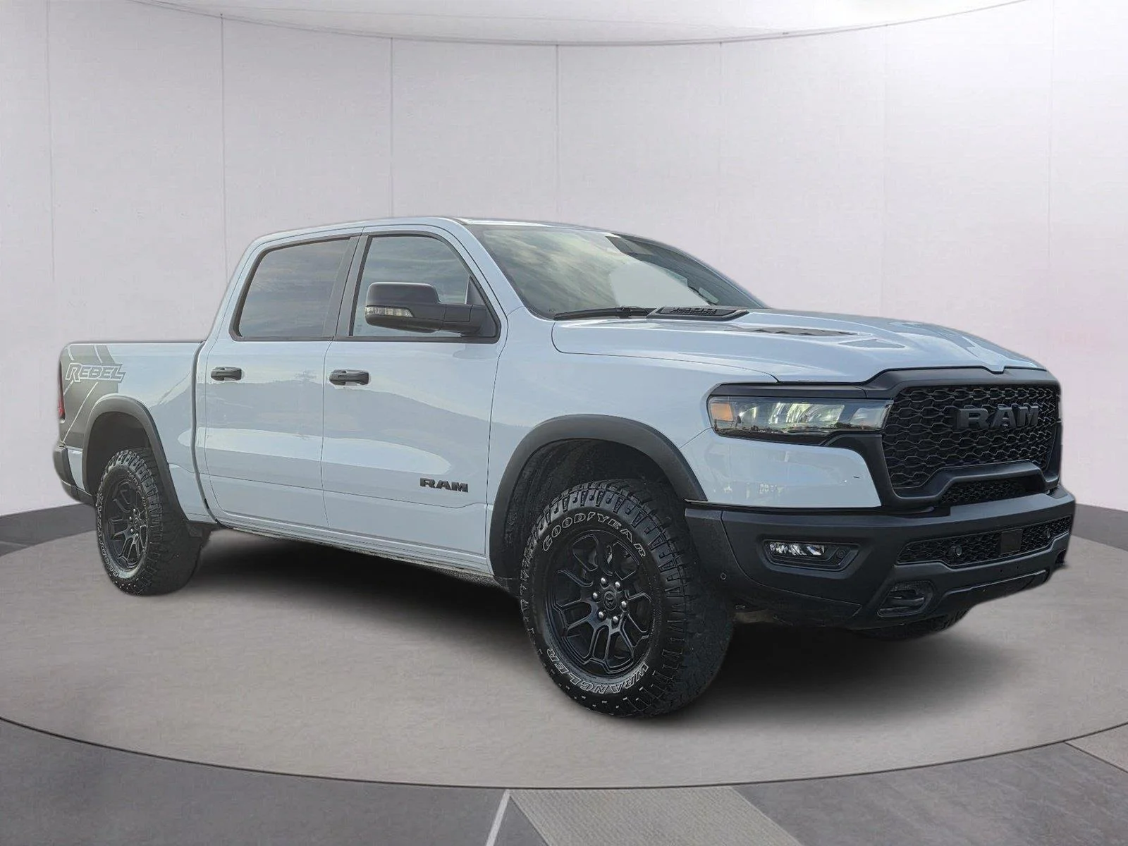 Used 2026 Bright White Clearcoat Ram Rebel image 3