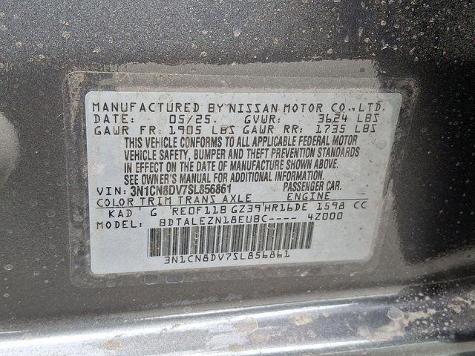 2025 Nissan Versa Sedan S - Photo 17