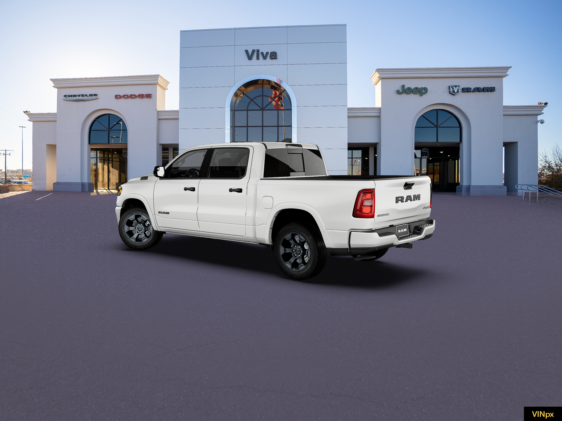 New 2027 Bright White Clearcoat RAM BIG HORN image 3