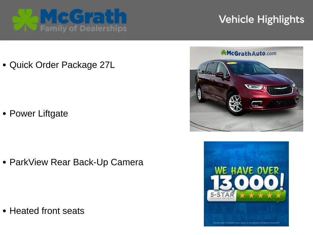 Used 2023 Red Chrysler Touring L image 6