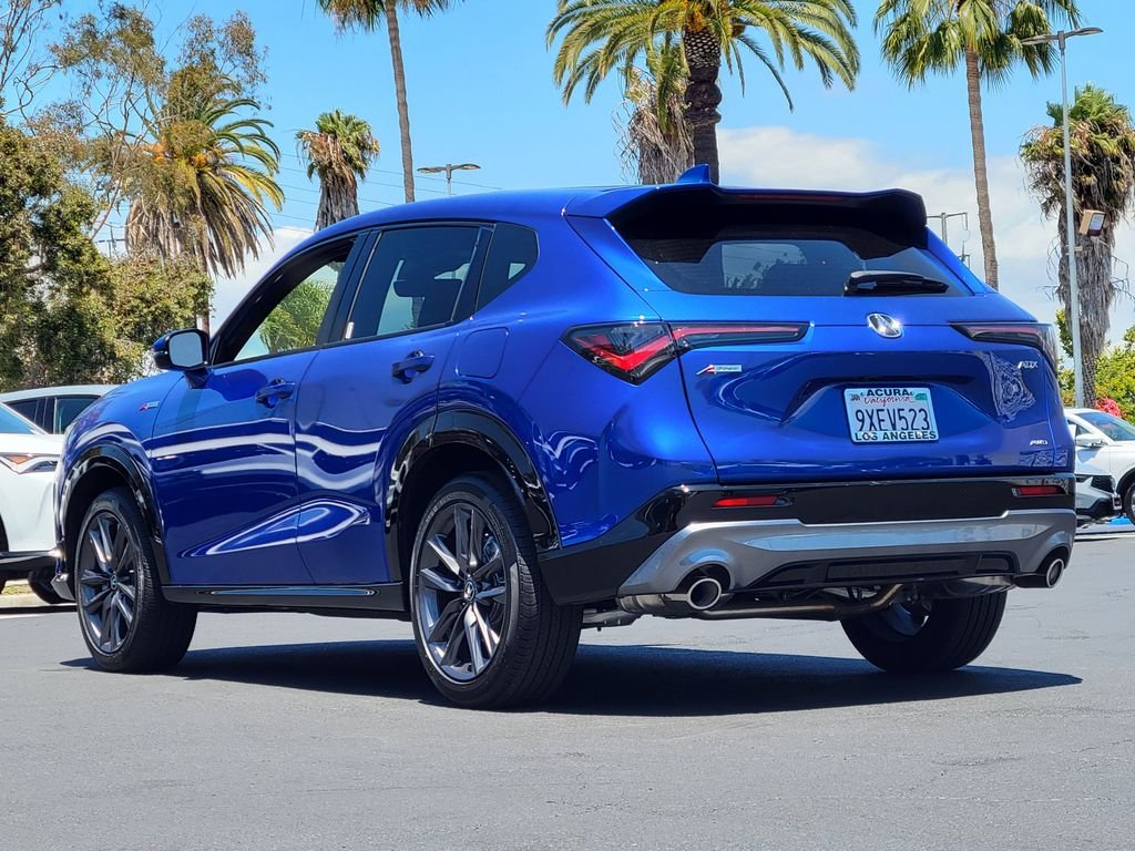Certified Used 2025 Adriatic Sea Blue Acura AWD A-SPEC image 3