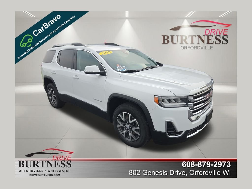 Used 2023 White GMC SLE image 1