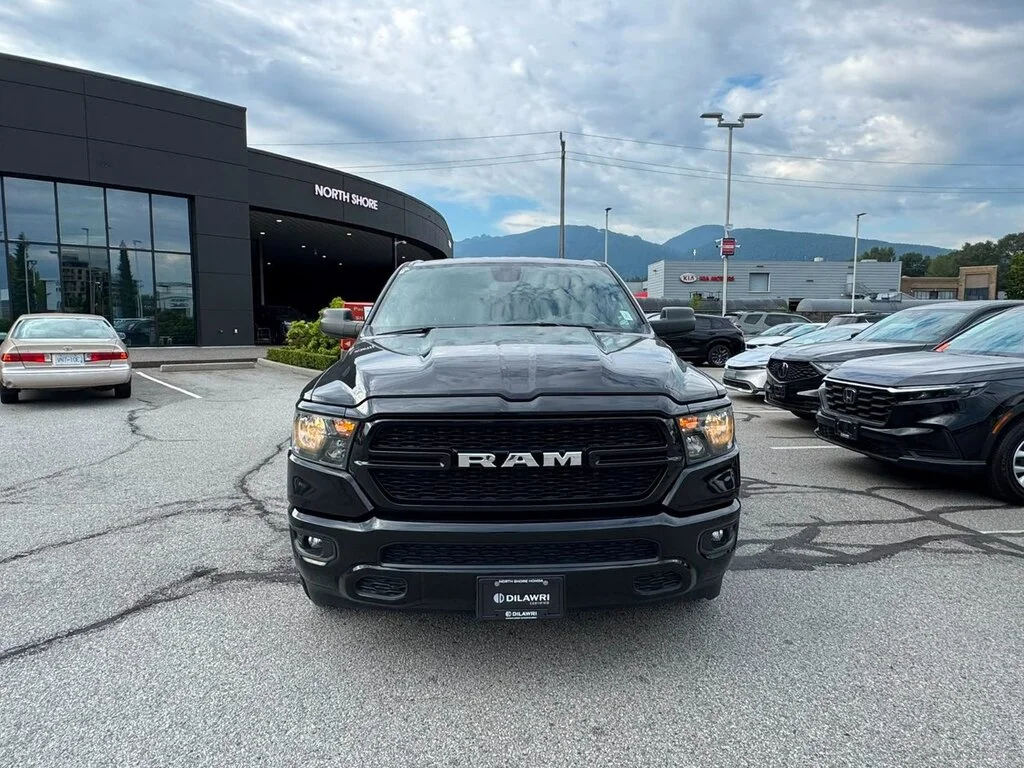 Used 2024 Diamond Black Crystal Pearl Ram Tradesman 4x4 Crew Cab 5