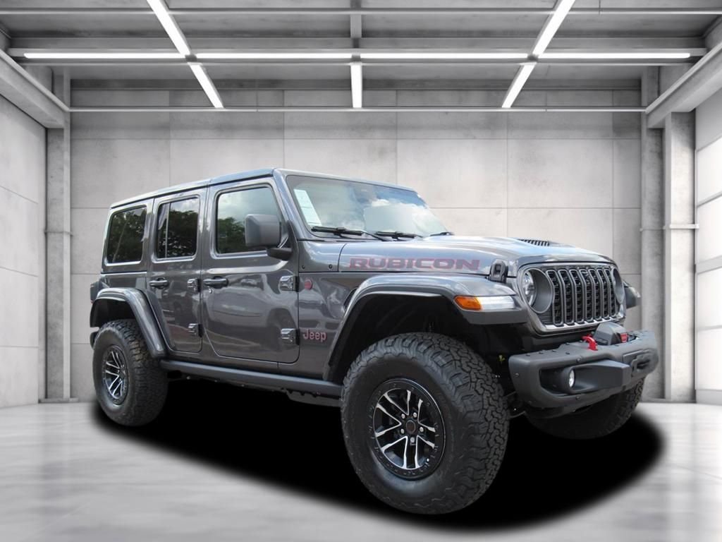 New 2026 Granite Crystal Metallic Clear-Coat Exterior Paint Jeep Rubicon X image 1