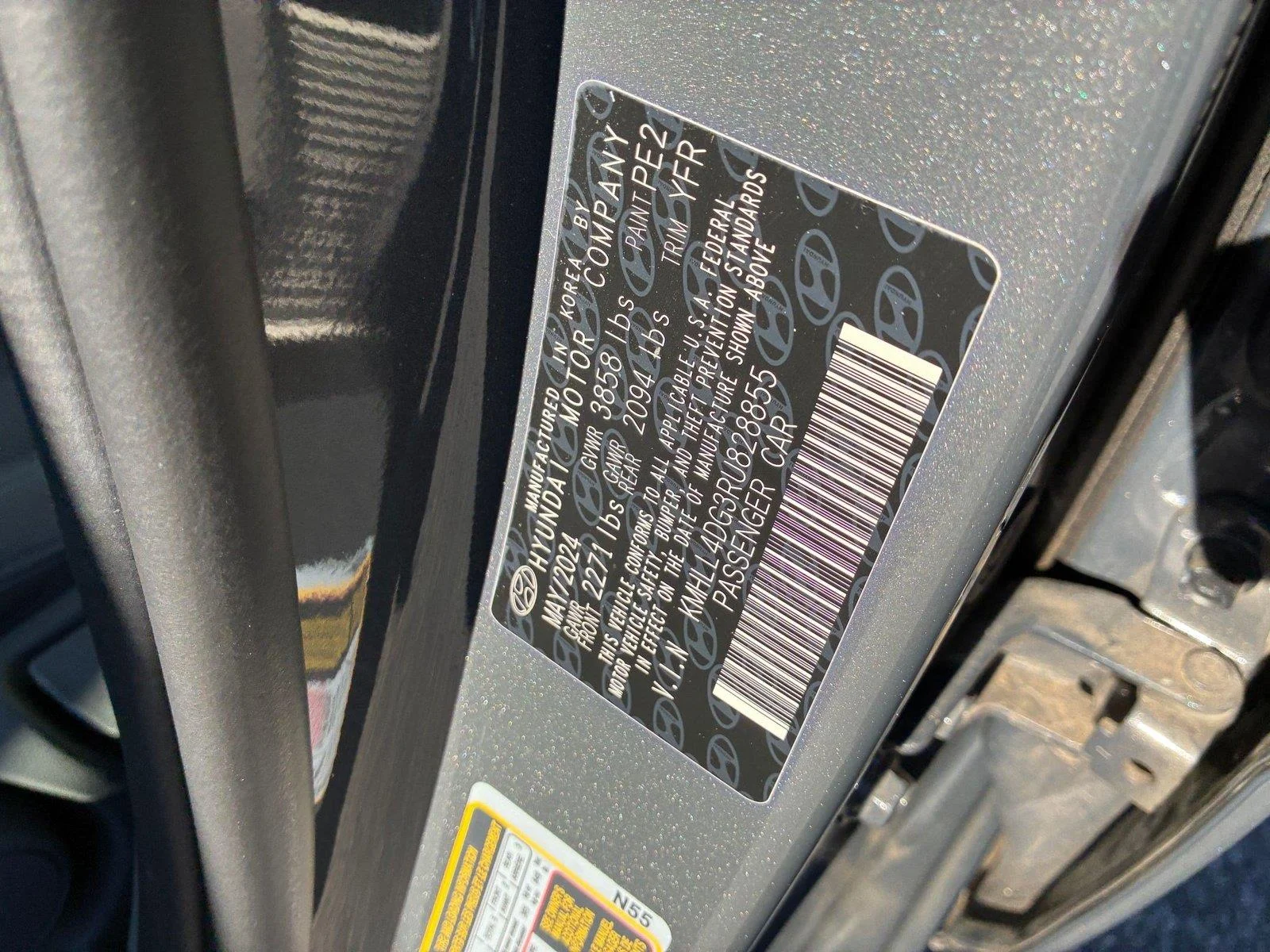 Used 2024 Ecotronic Gray Hyundai SE image 30