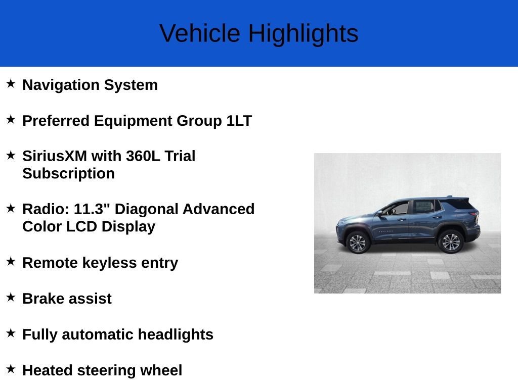 New 2026 Lakeshore Blue Metallic Chevrolet LT image 2
