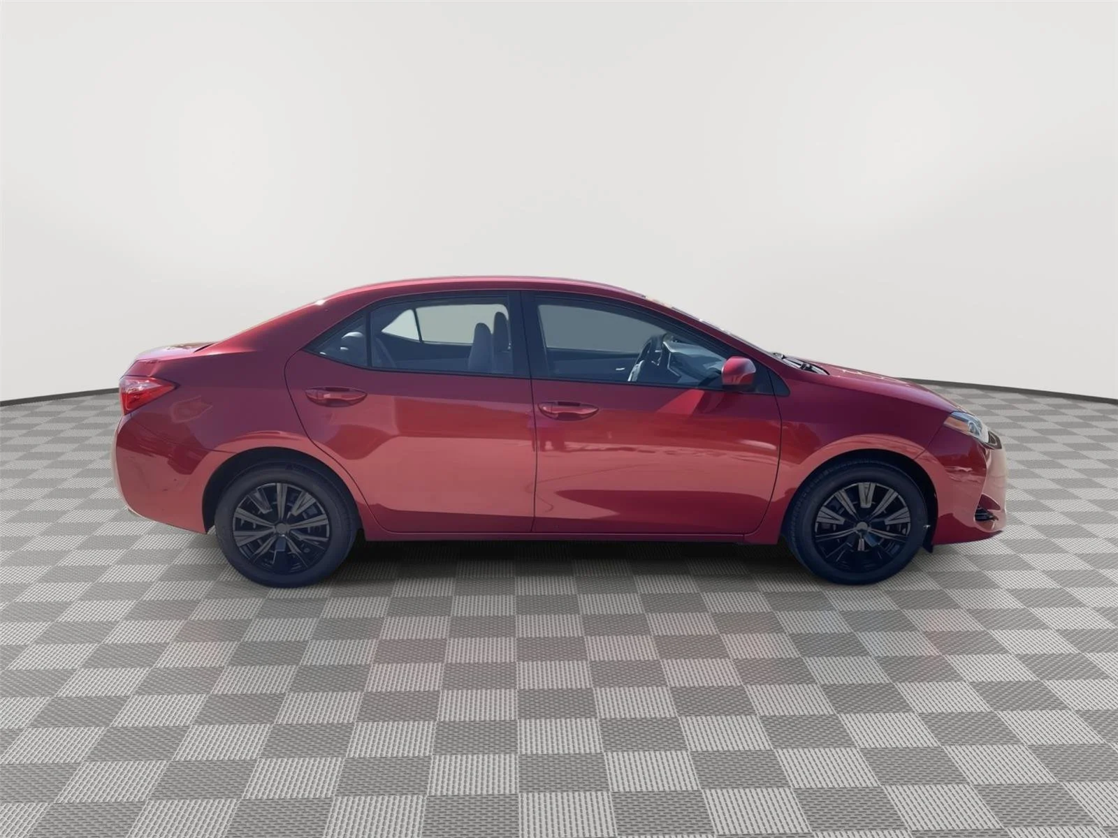 Used 2018 Barcelona Red Metallic Toyota LE image 9