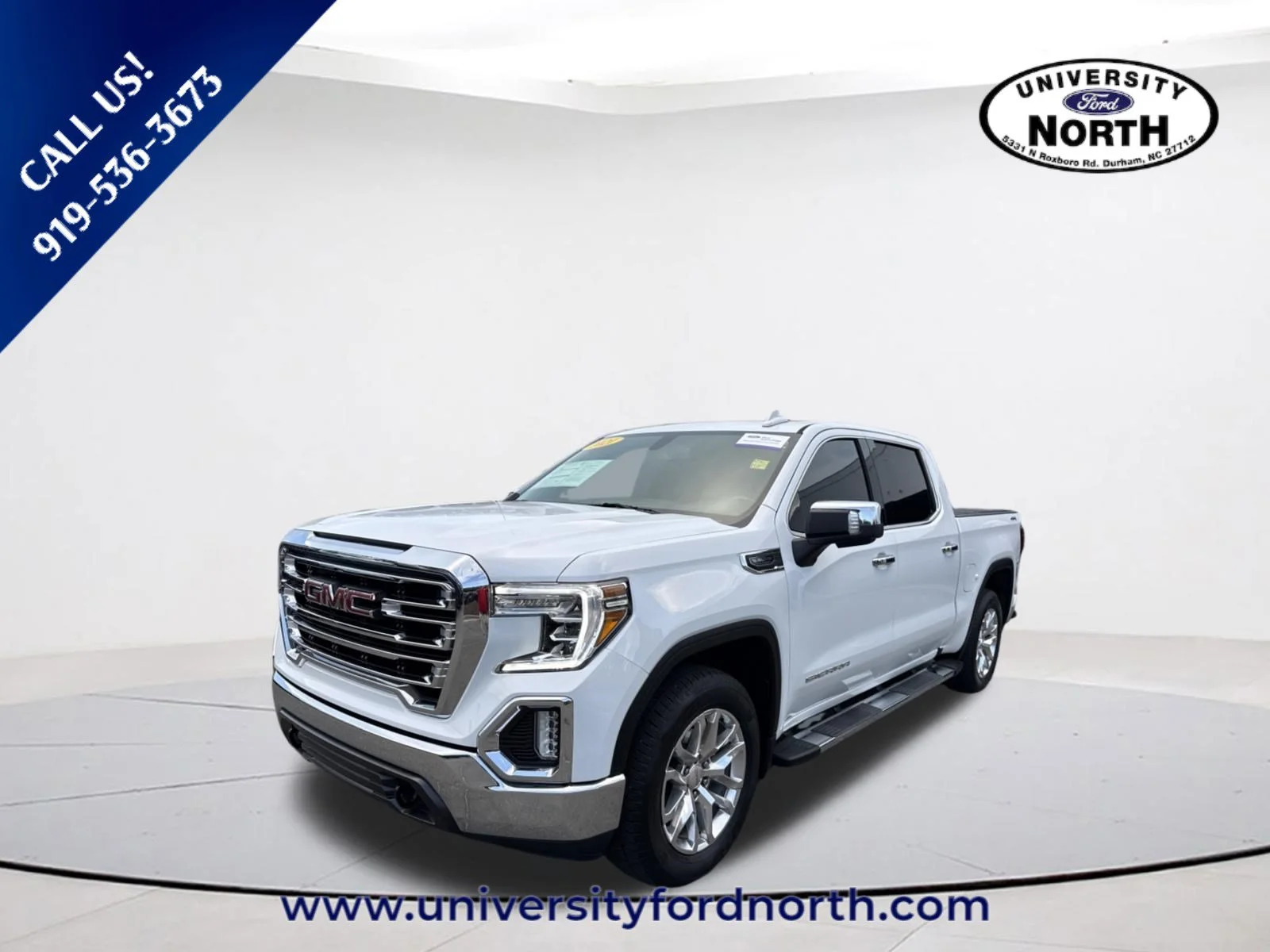 Used 2021 Summit White GMC SLT image 3