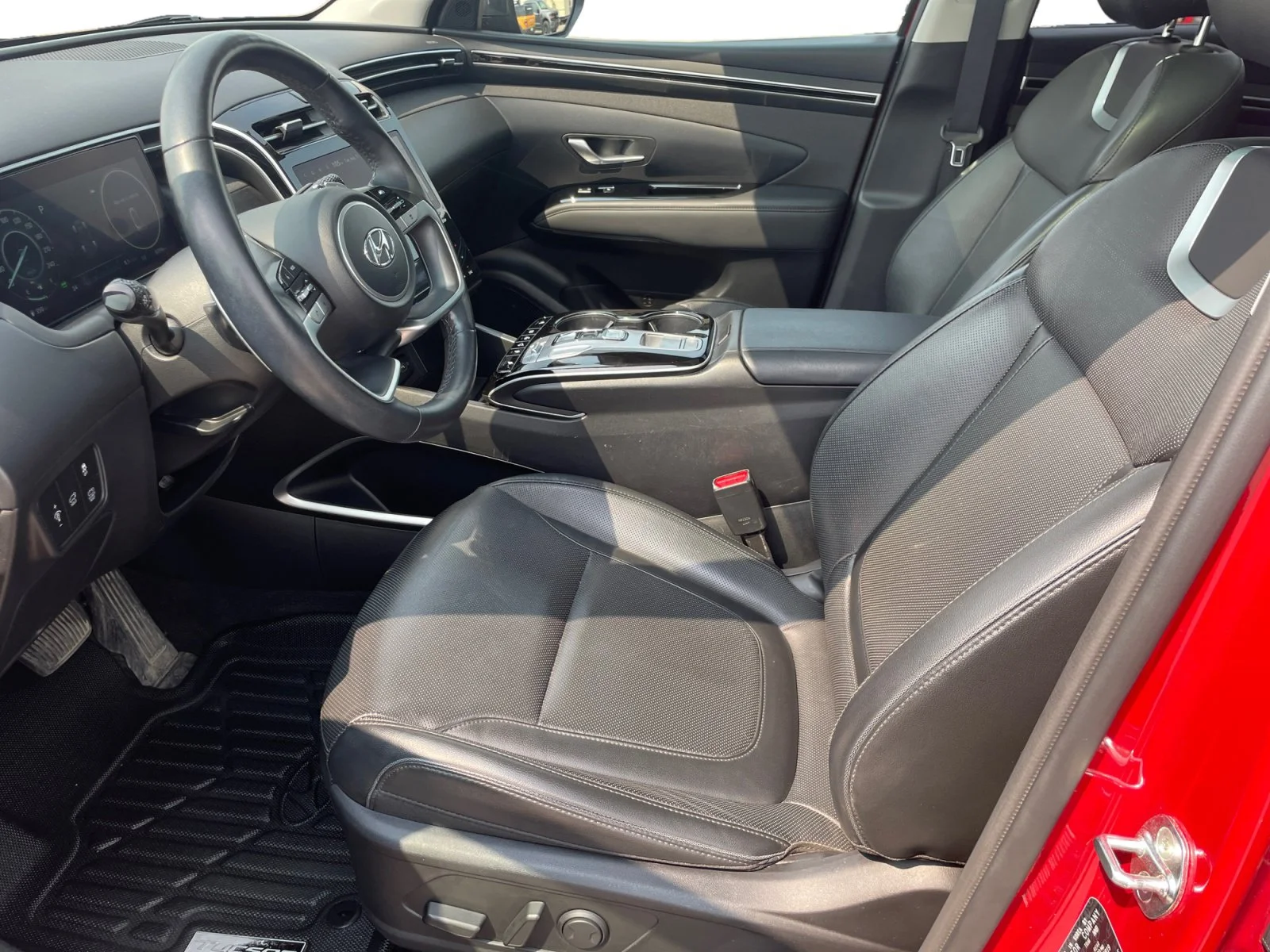 Used 2023 Crimson Red Hyundai LUXURY AWD image 14
