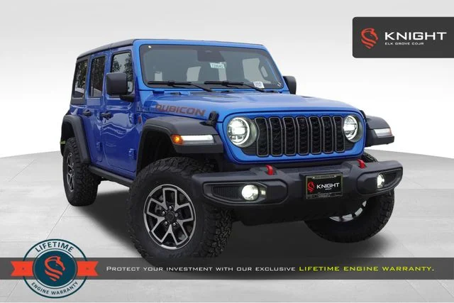 New 2026 Hydro Blue Pearl-Coat Exterior Paint Jeep Rubicon image 1