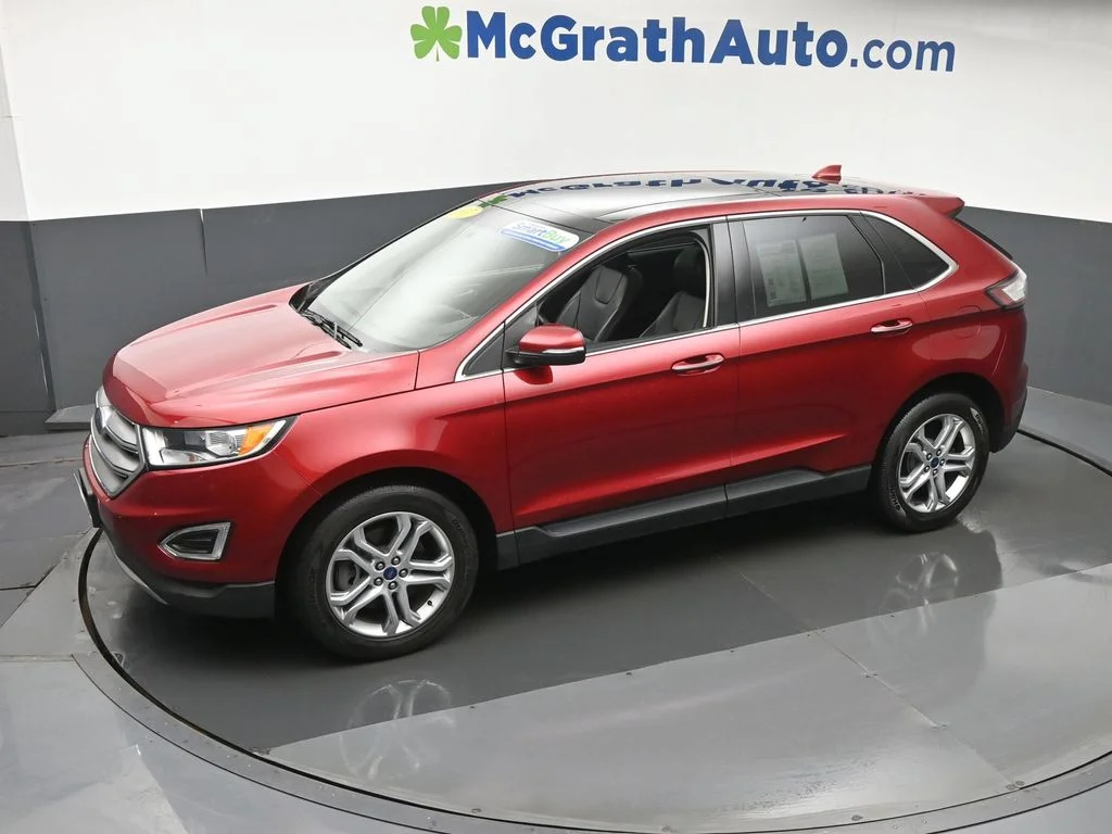 Certified Used 2017 Red Ford Titanium image 25