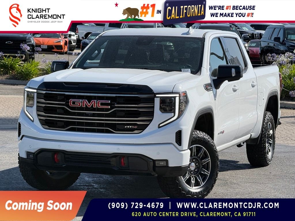 Used 2025 Summit White GMC AT4 image 1