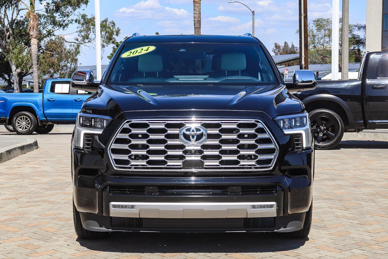 Used 2024 Midnight Black Metallic Toyota Capstone image 2