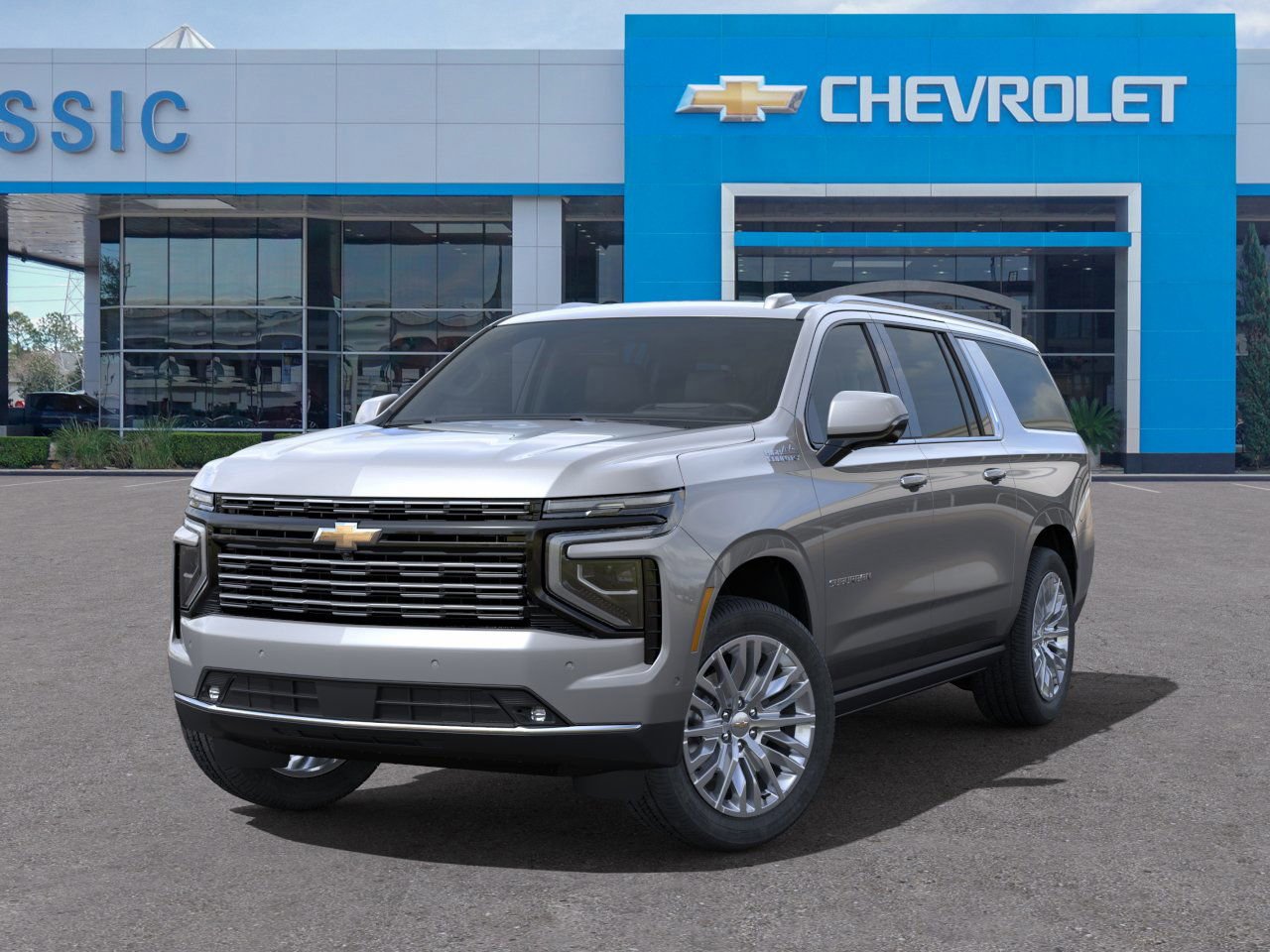 2025 Chevrolet Suburban High Country Gray at Classic Elite Chevrolet Hwy 6