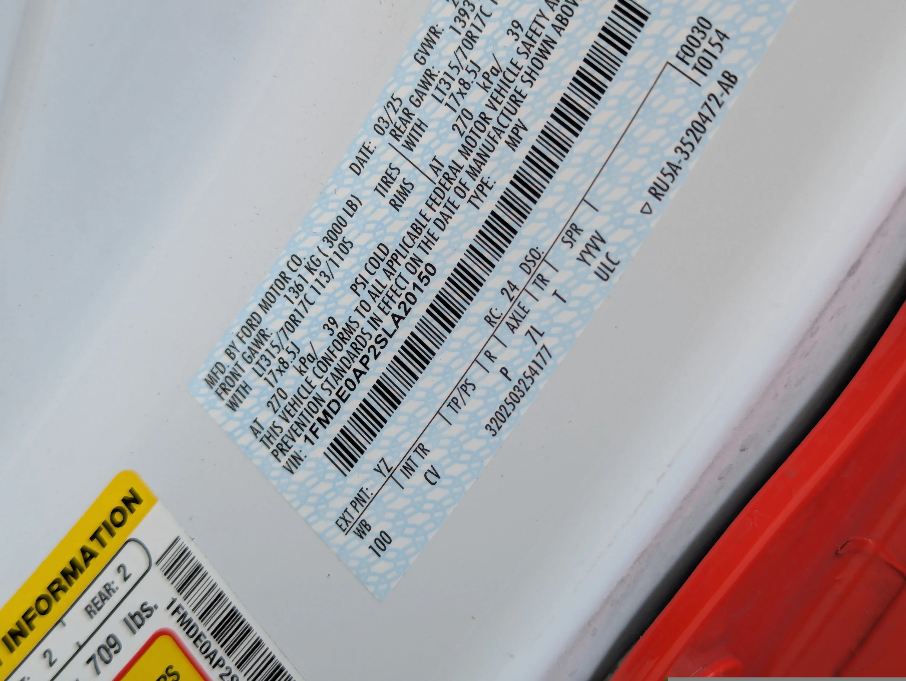 Used 2025 Oxford White Ford Stroppe Edition image 44